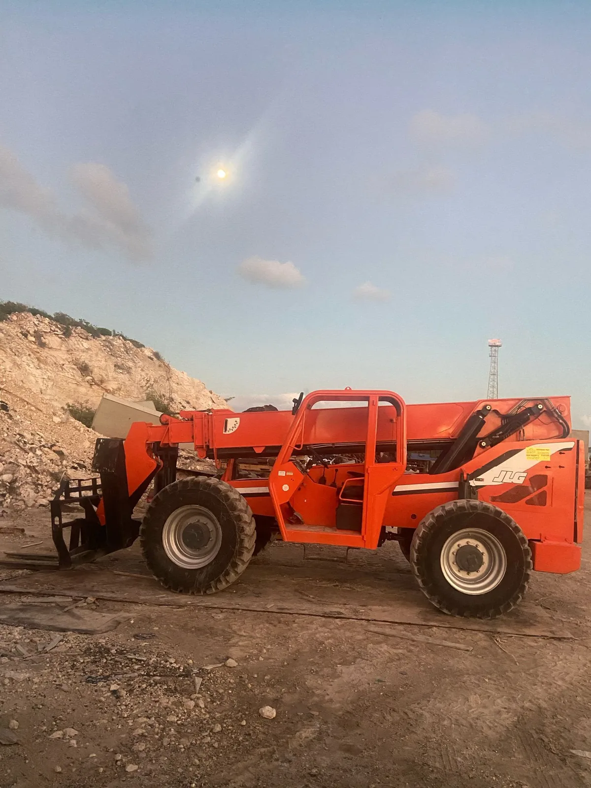 Telehandler forklift available for site work